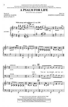 A Psalm for Life von Joseph M. Martin (Download) 