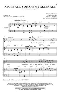 Above All, You Are My All In All von Dennis Jernigan (Download) 