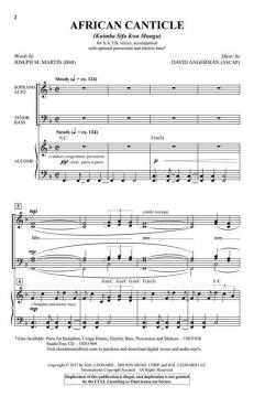 African Canticle von Joseph M. Martin (Download) 