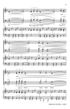 African Canticle von Joseph M. Martin (Download) 