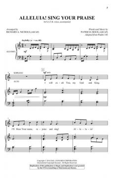Alleluia! Sing Your Praise von Patricia Mock (Download) 