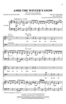 Amid the Winter's Snow von John Goss (Download) 