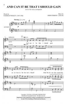 And Can It Be That I Should Gain von John Purifoy (Download) 