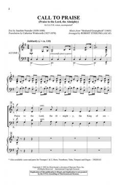 Call to Praise von Robert Sterling (Download) 