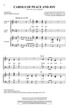 Carols of Peace and Joy 