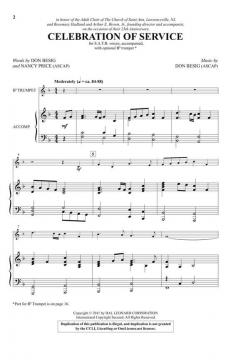 Celebration of Service von Don Besig (Download) 