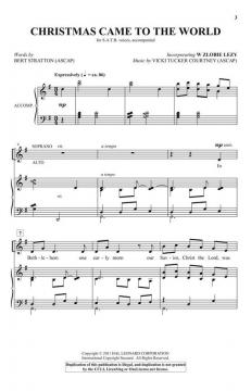 Christmas Came to the World von Vicki Tucker Courtney (Download) 
