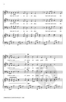 Christmas Canon Of Peace von Ruth Morris Gray (Download) 