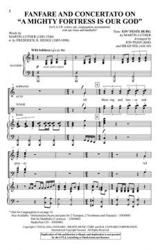 Fanfare and Concertato on A Mighty Fortress 