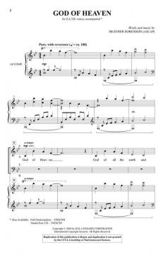 God of Heaven von Heather Sorenson (Download) 