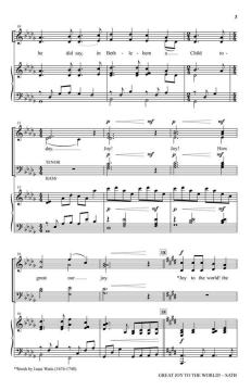 Great Joy to the World! von Isaac Watts (Download) 