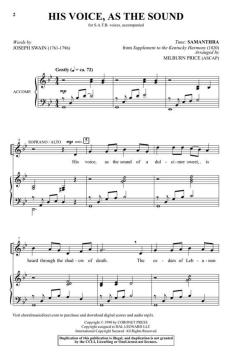 His Voice, as the Sound (Download) 