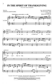 In the Spirit of Thanksgiving von Joseph M. Martin (Download) 