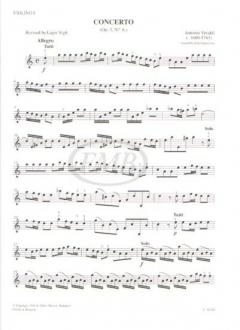 Concerto in la minore Op. 3 von Wolfgang Amadeus Mozart 