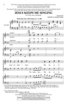 Jesus Keeps Me Singing (Download) 
