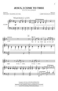 Jesus, I Come to Thee von Larry Shackley (Download) 