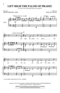 Lift High The Palms Of Praise! von Brad Nix (Download) 