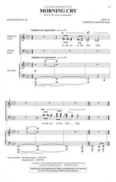 Morning Cry from A Time for Alleluia! von Joseph M. Martin 
