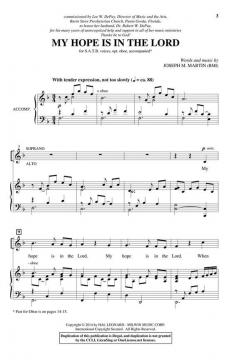My Hope Is in the Lord von Joseph M. Martin 