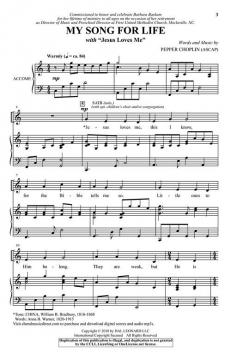My Song for Life (with Jesus Loves Me) von Pepper Choplin (Download) 