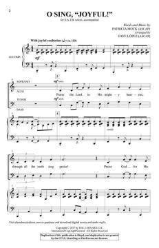 O Sing, Joyful! von Patricia Mock (Download) 