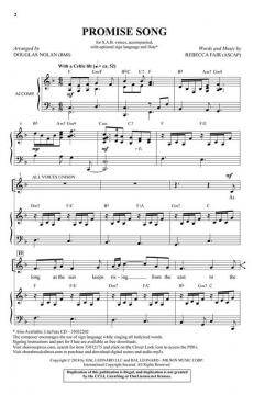 Promise Song von Rebecca Fair (Download) 