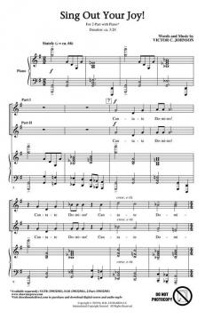 Sing Out Your Joy von Victor C. Johnson (Download) 