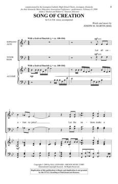 Song of Creation von Joseph M. Martin (Download) 