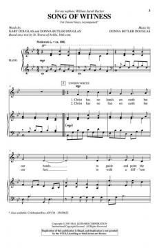 Song of Witness von Donna Butler Douglas (Download) 
