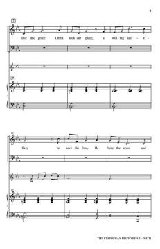 The Cross Was His to Bear von Patti Drennan (Download) 