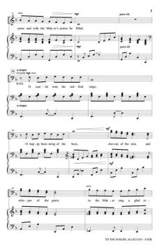 To the Maker, Alleluia! von David Foley (Download) 