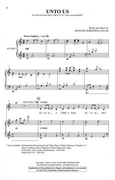Unto Us von Heather Sorenson (Download) 