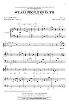 We Are People of Faith von Don Besig (Download) 