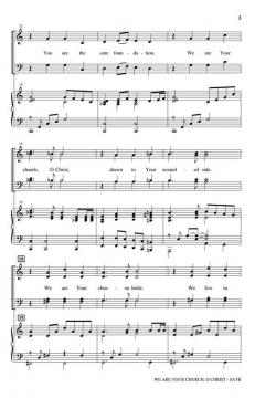We Are Your Church, O Christ von Joseph M. Martin (Download) 