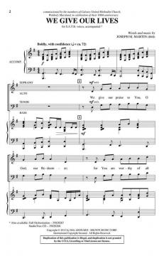 We Give Our Lives von Joseph M. Martin (Download) 