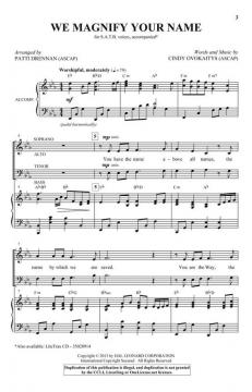We Magnify Your Name von Cindy Ovokaitys (Download) 