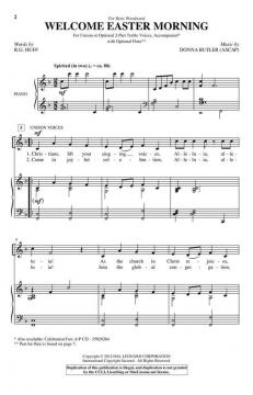 Welcome Easter Morning von Donna Butler (Download) 