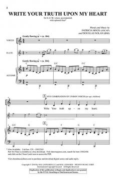 Write Your Truth Upon My Heart von Douglas Nolan (Download) 