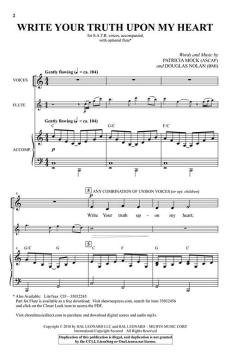 Write Your Truth Upon My Heart von Douglas Nolan (Download) 