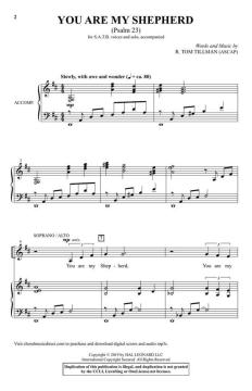 You Are My Shepherd von R. Tom Tillman (Download) 