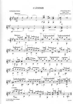 6 Ländler von Johann Kaspar Mertz 