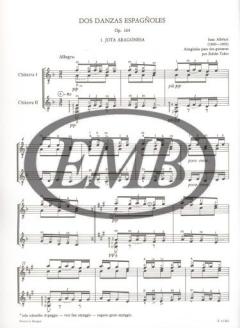 2 Spanish Dances von Isaac Albeniz 