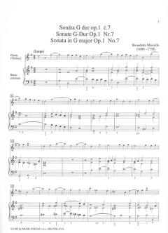 Sonata G major Op.1 No.7 Mf 102 (Benedetto Marcello) 