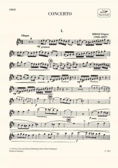 Oboe Concerto von Frigyes Hidas im Alle Noten Shop kaufen