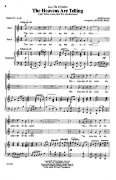 The Heavens Are Telling von Joseph Haydn 
