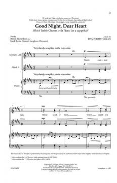 Good Night, Dear Heart von Dan Forrest (Download) 
