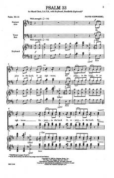 Psalm 33 von David Schwoebel 