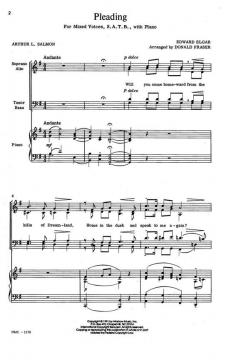 Pleading von Edward Elgar 