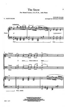 The Snow von Edward Elgar 