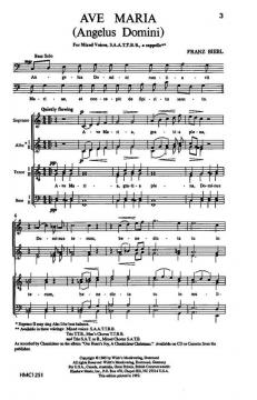 Ave Maria von Franz Biebl (Download) 